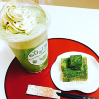 お茶の味を生かした抹茶クリームラテ 2021/07/25 11:12:44