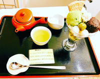 富士市の美味しい煎茶に抹茶パフェで和を楽しめる 2022/01/23 16:24:13
