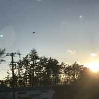 今日の富士山とドクターヘリ 2018/02/12 17:09:05