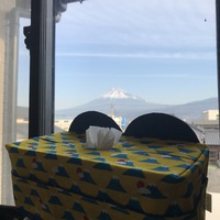 今日の富士山と富士山柄 2018/02/20 09:12:58