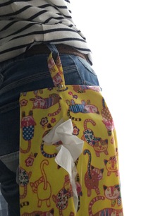 吊るせるティッシュケースを作ってみた 2019/06/13 14:46:43