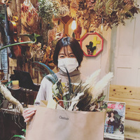 ドライフラワーの花束オーダー頂きました。 2020/10/21 08:40:41