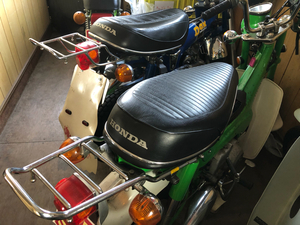 CubYA（カブヤ）びちゅけ」のバイクツーリング日記 2:シャリイCF 50 (初期型)のシート交換｜スーパーカブ・モンキー・シャリー・ダックス・ HONDA原付バイクの販売