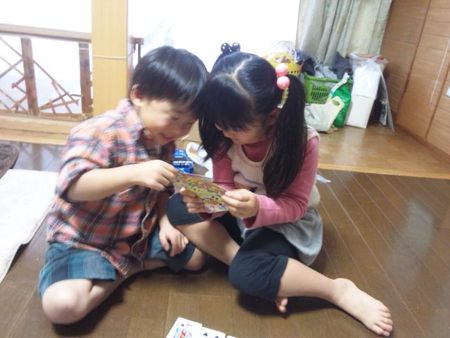 今日は仲良く・・・。