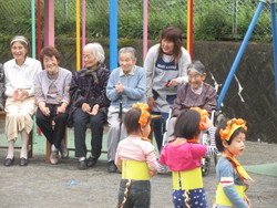 可愛い子達と。