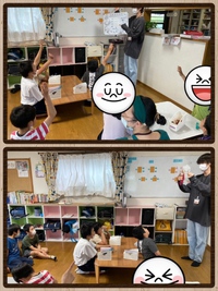 6月8日　チームで輪っかをつなげよう！　タコの足づくり！ 2023/06/08 17:48:10