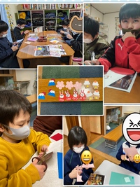 12月20日　1月の壁面工作 2022/12/20 17:41:51