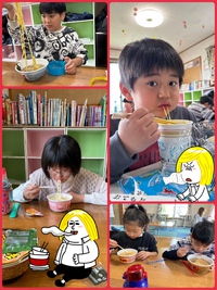 カップラーメンday＆美化活動✨️ 2023/03/27 15:44:36