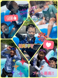プールは最高!！気持ちいい〜♥ 2023/08/21 16:27:56