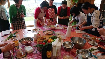 台湾料理教室の様子