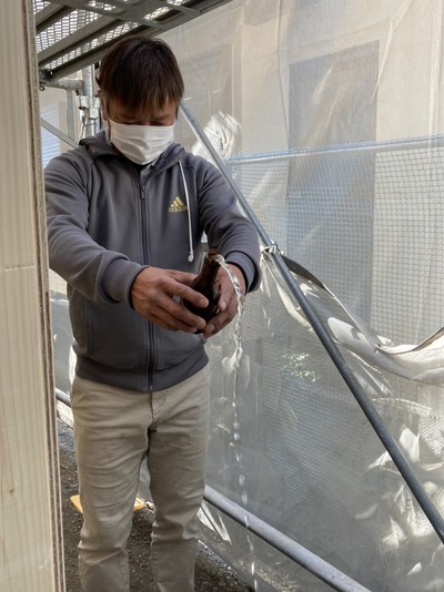 「杉田の家」　上棟式