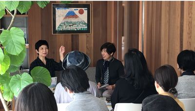 〈後藤由紀子さんお話会〉の様子