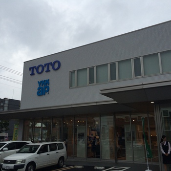 お客様とショールームへ