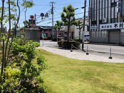 チェーンが設置されました