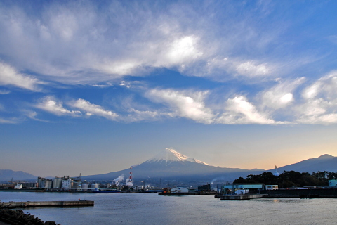 久々の晴天と綺麗な富士山