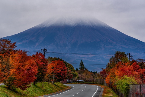 新雪積もりたての富士山