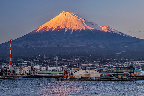 天気回復後の紅富士