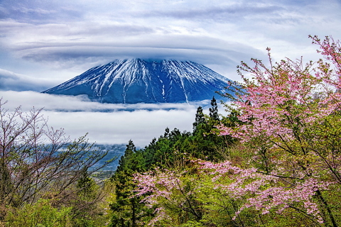 雨の止み間の見応えある光景