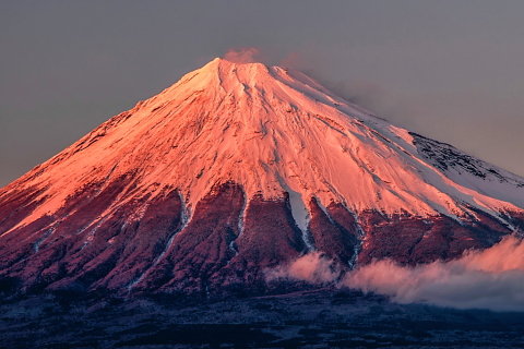 美しき紅富士！｜富士旬景