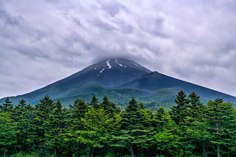 梅雨入り直前の富士山