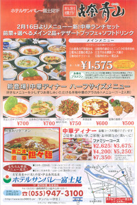チラシが出来ました。