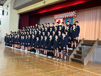 ＜西小学校・清水中学校＞卒業式