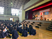 西小学校創立50周年記念式典