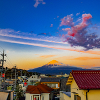 自宅からの風景　絵画風 2020/01/23 14:30:06