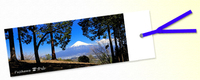 「早春富士」 富士山しおり No.22