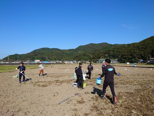 松崎・田んぼをつかった花畑！種まきイベントに参加しました！