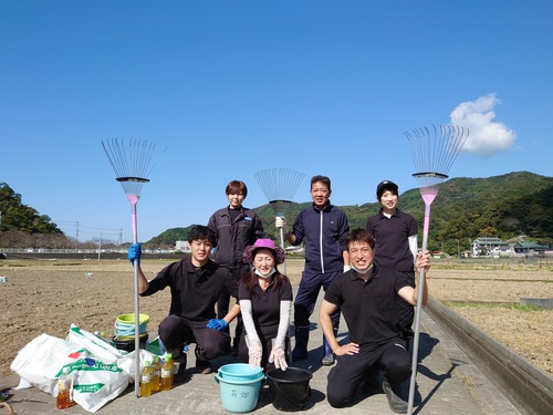 松崎・田んぼをつかった花畑！種まきイベントに参加しました！