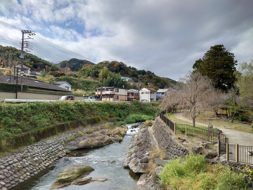紅葉の修善寺温泉街を歩きました！