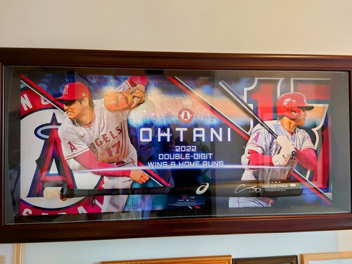 大谷選手の限定バット！