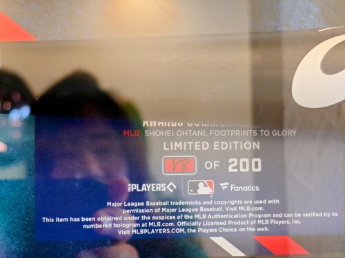 大谷選手の限定バット！