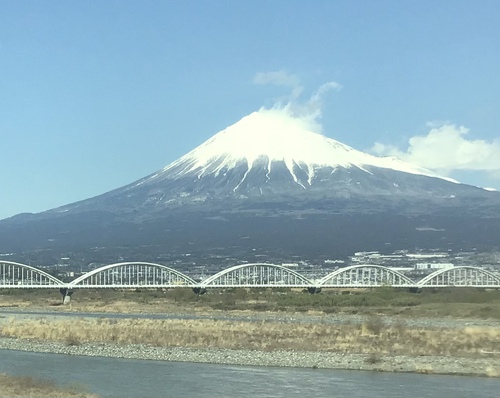 新幹線からの富士山！