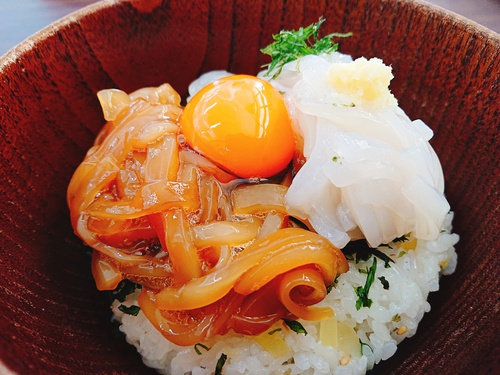 いか様丼！／伊豆仁科港 沖あがり食堂@西伊豆町！