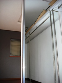 クローゼットミラー建具