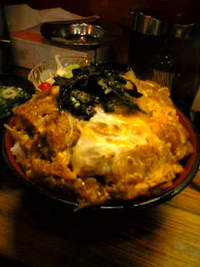 カツ丼大盛り　味の終着駅次郎長