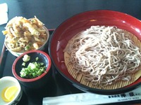 ミニかき揚丼セット　陣屋
