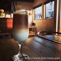 ★アイスのラテ★　カフェ　コーヒー　女子会　ピザ　イタリアン　ワイン