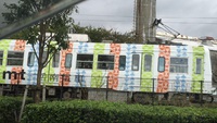 #富士市 の #岳南電車 が #mt　に！　　#マステ #岳南鉄道 2016/09/29 15:05:37