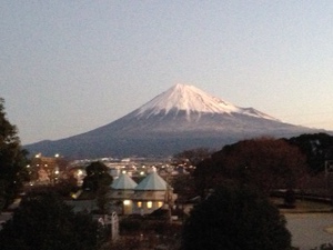 今朝も富士山！