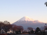 今朝の富士山 2015/01/16 09:34:32