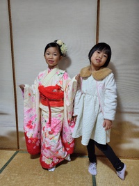 七五三、７歳のお祝い、おめでとうございます