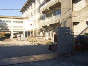 原小学校耐震工事　現場状況（その１２）