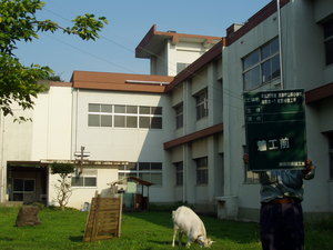 原小学校耐震工事　現場状況（その１４）完成