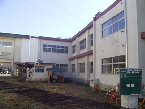 原小学校耐震工事　現場状況（その１４）完成