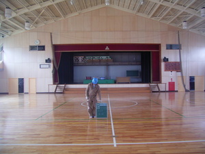 第四小学校耐震補強工事（その９）完成