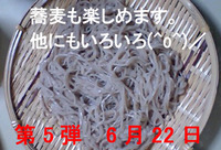 　第5回蕎麦村開催します＾＾