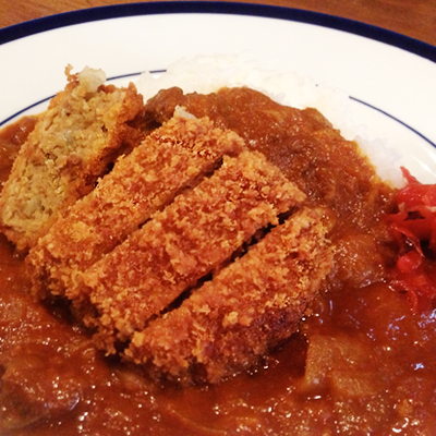 [本日]メンチカツカレー